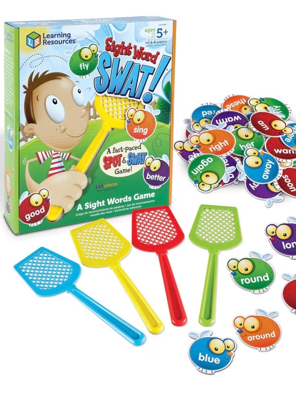 Learning Resources Sight Word Swat! Kids Game – Multi-Color
